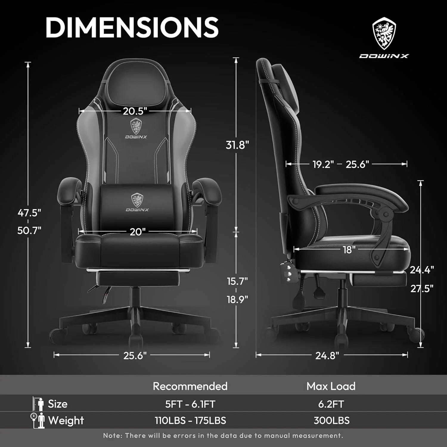 ERGONOMIC SERIES LS-6650-BLACK&GREY