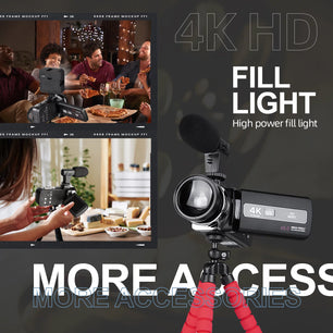 4K Video Camera Camcorder 3.0